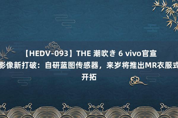 【HEDV-093】THE 潮吹き 6 vivo官宣蓝图影像新打破：自研蓝图传感器，来岁将推出MR衣服式开拓