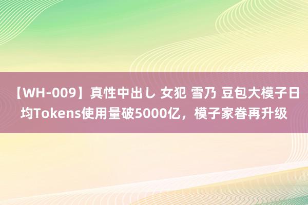 【WH-009】真性中出し 女犯 雪乃 豆包大模子日均Tokens使用量破5000亿，模子家眷再升级