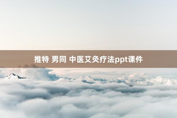 推特 男同 中医艾灸疗法ppt课件